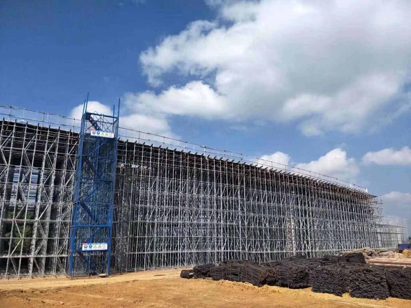 盤扣腳手架搭建周期短，經濟效益好！